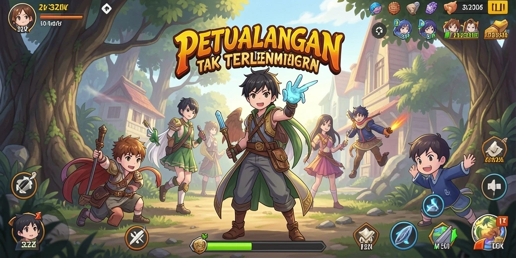 Gameplay seru dan atmosfer Anime yang mengagumkan.