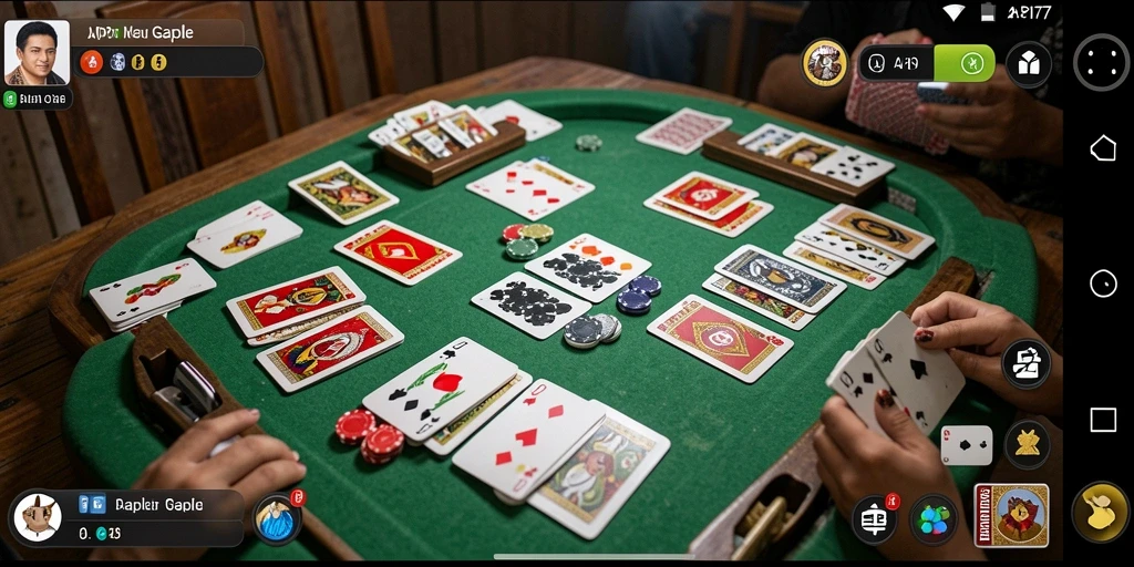 Gameplay seru Gaple di API77 dengan tampilan menarik.