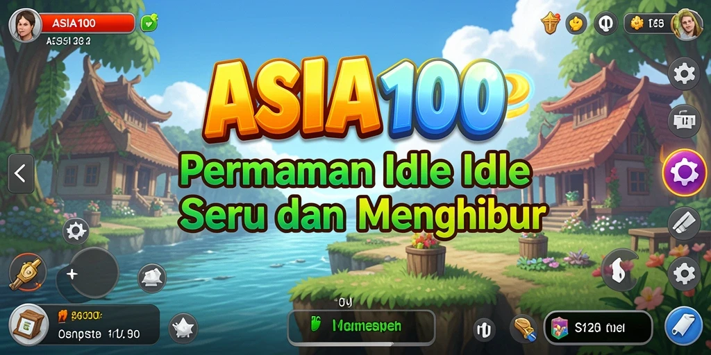 Tampilan gameplay ASIA100 dengan elemen Idle yang menarik.