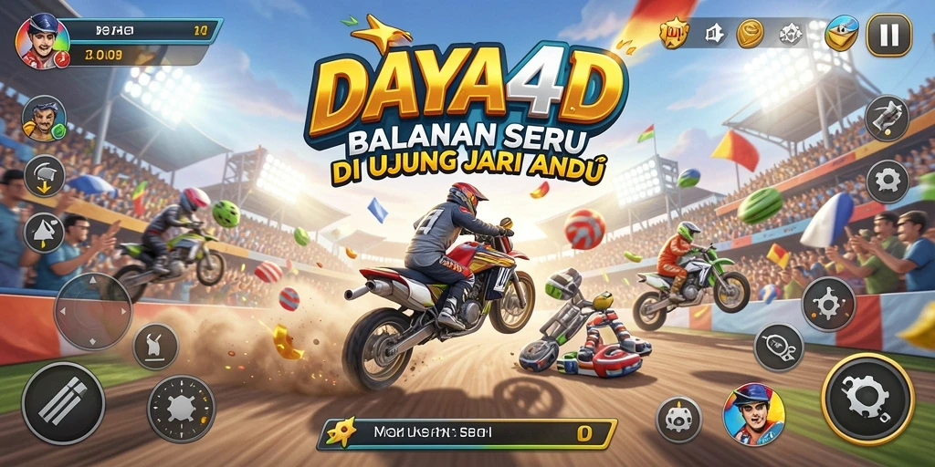 Gameplay Racing yang mendebarkan dan penuh aksi.