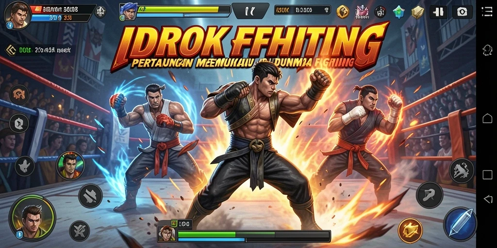 Gameplay pertarungan seru IDROK dalam aksi.