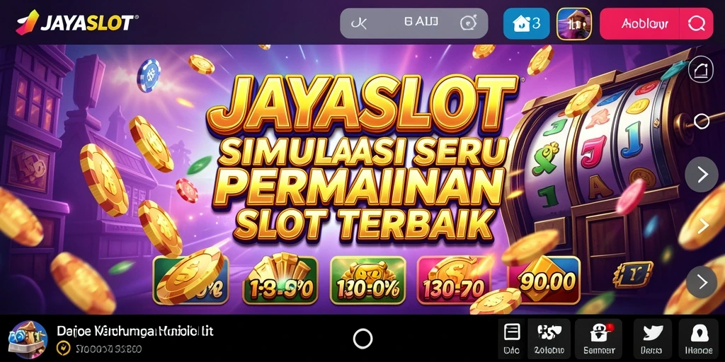 Tampilan gameplay menarik di JAYASLOT dengan efek visual menakjubkan.