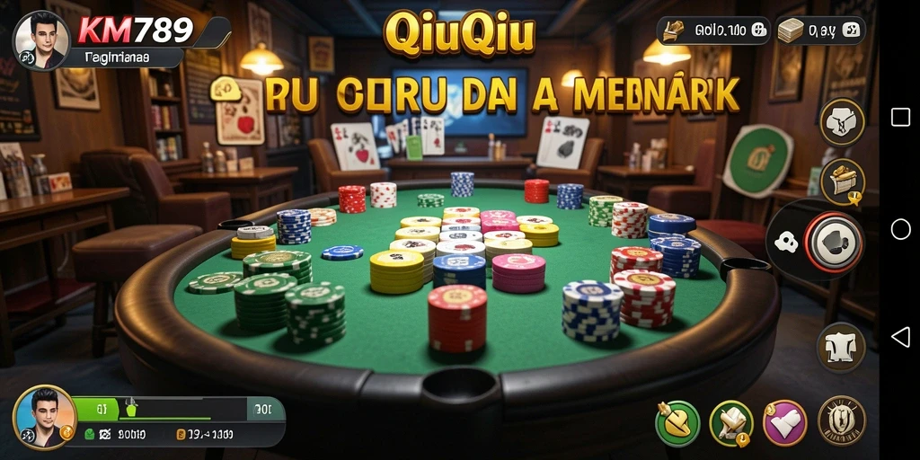 Tampilan gameplay QiuQiu yang menarik dan penuh tantangan.