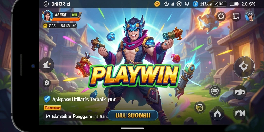 Tampilan aplikasi PLAYWIN yang intuitif dan fungsional.