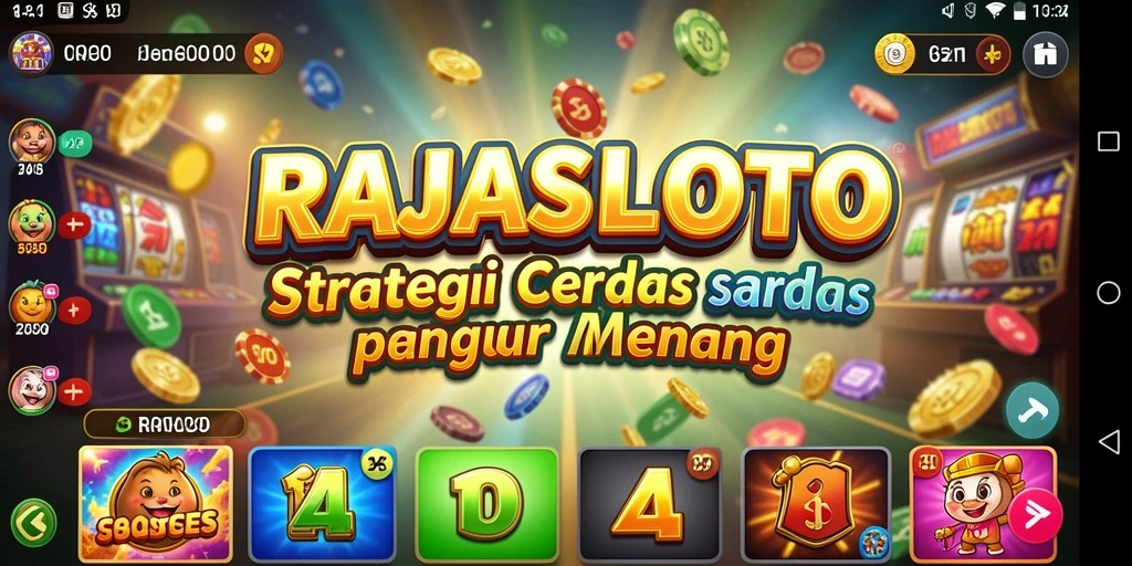 Tampilan gameplay seru RAJASLOTO yang penuh strategi.