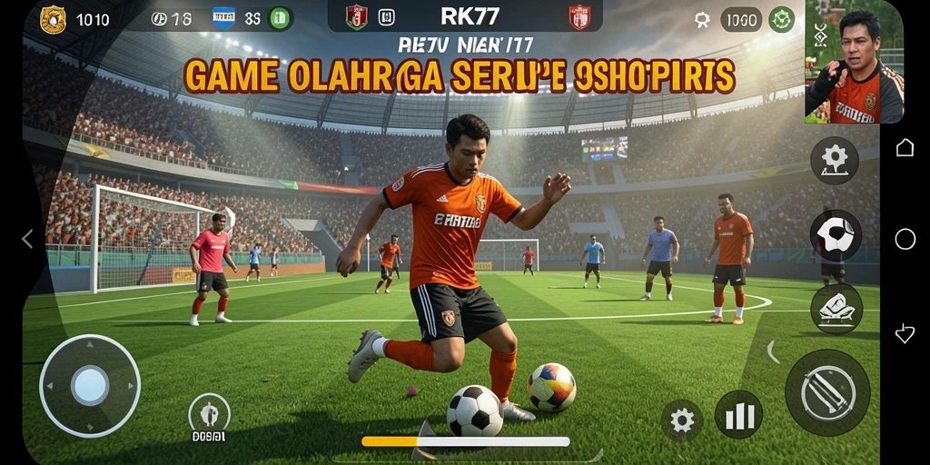 Tampilan gameplay RK77 yang mengesankan dalam olahraga.