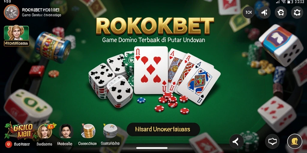 Tampilan gameplay ROKOKBET yang seru dan menarik.