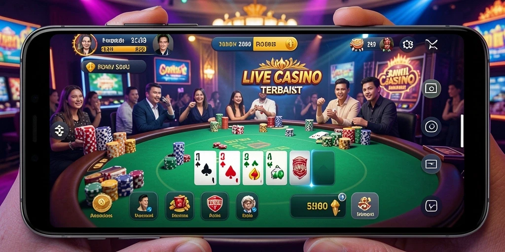 Screenshot RR89 menampilkan dealer live dengan suasana kasino yang menarik.