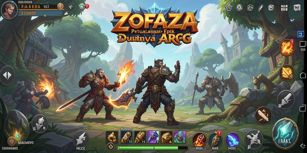 Gameplay ZOFAZA yang penuh aksi dan petualangan menanti.